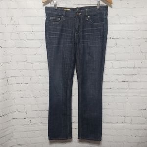 J.Crew Sz 28S Stretch Matchstick Dark Wash